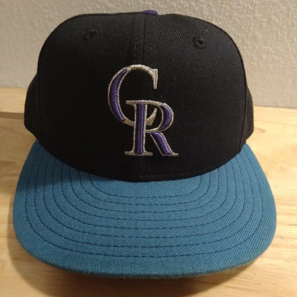 Vintage New Era Colorado Rockies Fitted Hat